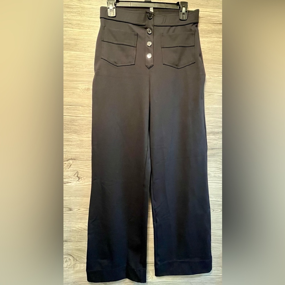 2 Pair of NWT HALARA Black Straight Leg Pants Size M and M Tall Pockets comfy - Picture 4 of 16